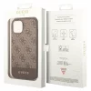 Husa de protectie Guess 4G Stripe pentru iPhone 14, Maro