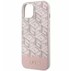 Husa de protectie Guess G Cube MagSafe pentru iPhone 14, Roz