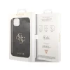 Husa de protectie Guess PU 4G Metal Logo Case for iPhone 15 Pro Max Grey