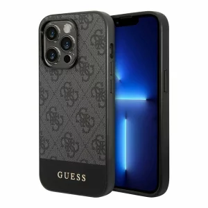 Husa de protectie Guess PU 4G Stripe MagSafe Case for iPhone 15 Pro Max Black