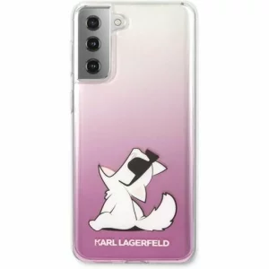 Husa de protectie Karl Lagerfeld Choupette Fun pentru Samsung Galaxy S21+ 5G, Roz