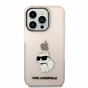 Husa de protectie Karl Lagerfeld IML Choupette NFT pentru iPhone 14 Pro Max, Roz