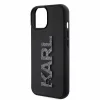 Husa de protectie Karl Lagerfeld Karl Lagerfeld 3D Rubber Glitter Logo Karl Case for iPhone 15 Black