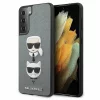 Husa de protectie Karl Lagerfeld Karl Lagerfeld Saffiano K&amp;C pentru Samsung Galaxy S21 Plus Silver