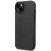 Husa de protectie Karl Lagerfeld Leather Perforated Logo pentru iPhone 14 Plus, Negru