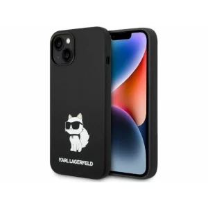 Husa de protectie Karl Lagerfeld Liquid Silicone Choupette NFT pentru iPhone 14 Plus, Negru