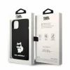 Husa de protectie Karl Lagerfeld Liquid Silicone Choupette NFT pentru iPhone 14 Plus, Negru
