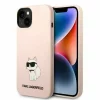 Husa de protectie Karl Lagerfeld Liquid Silicone Choupette NFT pentru iPhone 14 Plus, Roz