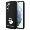Husa de protectie Karl Lagerfeld Liquid Silicone Choupette NFT pentru Samsung Galaxy S23, Negru