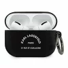 Husa de protectie Karl Lagerfeld Rue St Guillaume pentru Apple AirPods Pro, Negru