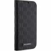 Husa de protectie Karl Lagerfeld Saffiano Monogram Book pentru iPhone 14 Pro, Negru