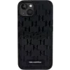 Husa de protectie Karl Lagerfeld Saffiano Monogram Card Slot pentru iPhone 14, Negru