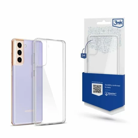 Husa de protectie 3mk Clear Case pentru Samsung S21, Transparenta