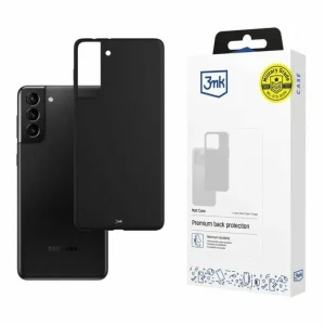 Husa de protectie 3mk Matt Case pentru Samsung S21, Neagra