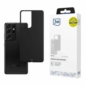 Husa de protectie 3mk Matt Case pentru Samsung S21 Ultra, Neagra