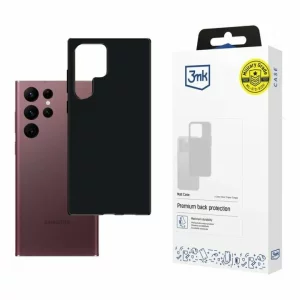 Husa de protectie 3mk Matt Case pentru Samsung S22 Ultra, Neagra