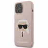 Husa de protectie Karl Lagerfeld Head pentru Apple iPhone 12 mini, Roz