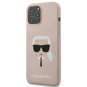 Husa de protectie Karl Lagerfeld Head pentru Apple iPhone 12 mini, Roz