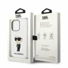 Husa de protectie Karl Lagerfeld Liquid Silicone Ikonik NFT pentru iPhone 14 Pro Max, Alb