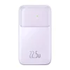Acumulator extern Baseus Comet, 10000mAh, 22.5W, 1xUSB , 1xUSB-C, Cablu USB-C +Cablu Lightning incorporat, PD, Indicator baterie, Mov