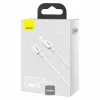 Cablu Incarcare Baseus, Superior Series CATYS-02, USB la USB Type-C, 1m, 66W, Alb
