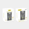 Acumulator extern Dudao, 10000mAh, 22.5W, 1xUSB, 1xUSB-C, PD, Display, Negru
