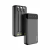 Acumulator extern Dudao, 20000mAh USB tip C , micro USB, Lightning, Negru