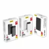 Acumulator extern Dudao, 20000mAh USB tip C , micro USB, Lightning, Negru