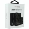 Acumulator extern Guess, 10000mAh, 18W, QC, 1xUSB, 1xUSB-C, 1xMicroUSB, Indicator baterie, Negru