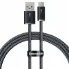 Cablu Date si Incarcare Baseus, Dynamic Series CALD000616, USB la USB Type-C, 1m, PD 100W, Fast Charging, Gri