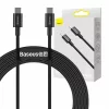Cablu Date si Incarcare Baseus, Superior Series CATYS-C01, USB Type-C la USB Type-C, 2m, 100W, Negru