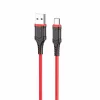 Cablu Date si Incarcare Borofone, BX67, USB la USB Type-C, 1m, 3A, Rosu