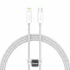 Cablu de date / adaptor Baseus Dynamic CALD000002, USB-C Male la Lightning Male, PD 20W, Fast Charging, 1 m, Alb