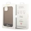 Husa de protectie Guess Camera Outline Translucent pentru iPhone 14, Negru