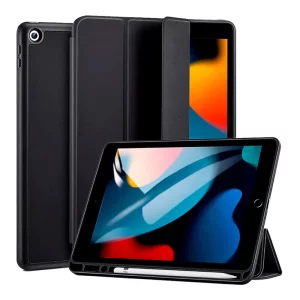 Husa de protectie tableta ESR, Rebound Pencil, Spatiu depozitare Pen, Pentru Apple iPad 10.2 2019/ 2020/ 2021, Negru