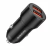 Incarcator auto Borofone, BZ19 Wisdom, 2xUSB, 12W, Negru