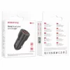 Incarcator auto Borofone, BZ19 Wisdom, 2xUSB, 12W, Negru