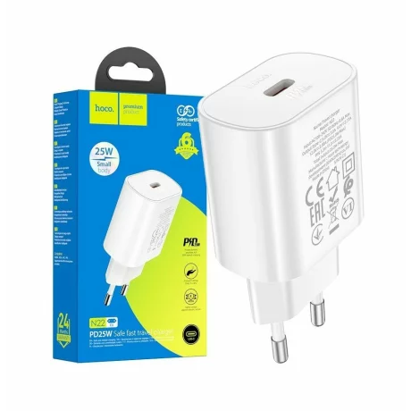 Incarcator Retea HOCO Jetta N22, 25W, 3A, 1 x USB-C, Alb
