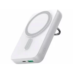 Acumulator extern Joyroom, Ring holder, 10000mAh, 20W, 1xUSB, 1xUSB-C, PD3.0, QC3.0, Alb