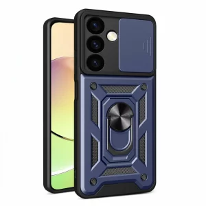 Carcasa Hybrid Armor CamShield compatibila cu Samsung Galaxy A15 4G / A15 5G Blue