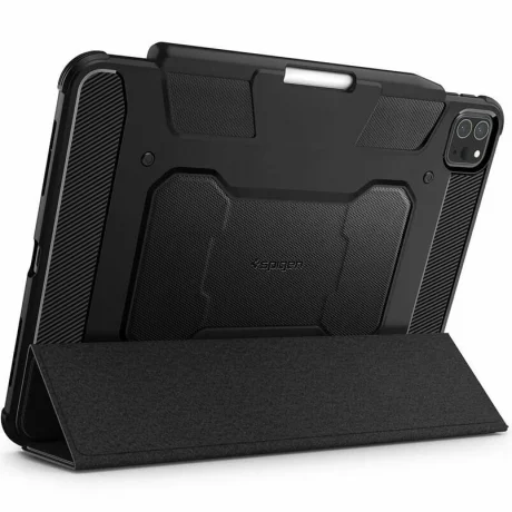 Husa de protectie tableta Spigen, Rugged Armor pentru Apple iPad PRO 11 2020/ 2021/ 2022, Negru