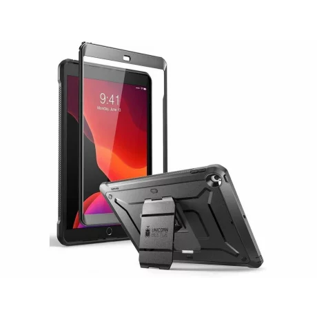 Husa de protectie tableta Supcase, Unicorn Beetle Pro pentru Apple iPad 10.2 2019/ 2020/ 2021, Negru