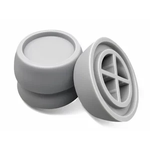 Picioare cauciucate anti-vibratii Superior, pentru masina de spalat, alb set de 4 buc