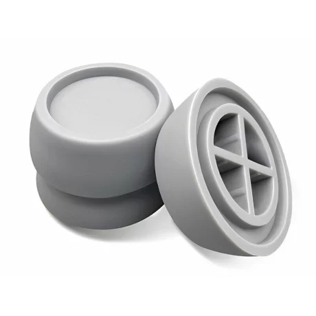 Picioare cauciucate anti-vibratii Superior, pentru masina de spalat, alb set de 4 buc