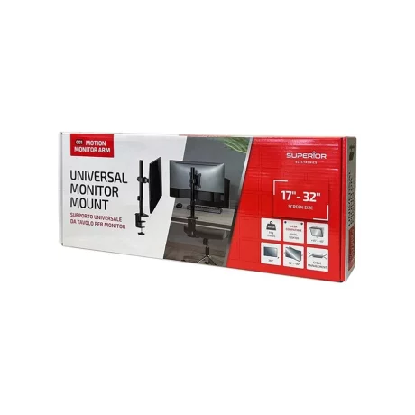 Suport monitor Superior SUPSPC001, 17&quot;-32&quot;, 9 Kg, Negru