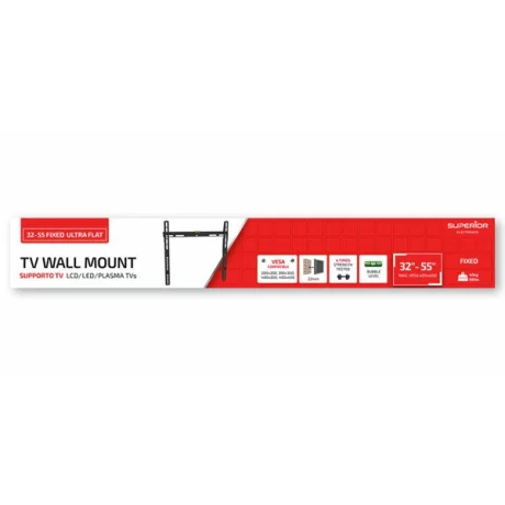 Suport Perete Superior SUPSTV002, 32&quot;-55&quot;, 40 Kg, Negru