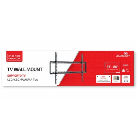 Suport Perete Superior SUPSTV006, 37&quot;-70&quot;, 35 Kg, Negru