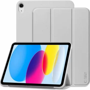 Husa de protectie tableta Tech-Protect, Smartcase pentru Apple iPad 10.9 2022, Gri