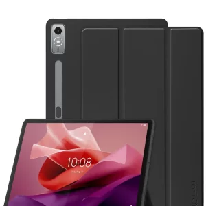 Husa de protectie tableta Tech-Protect, Smartcase pentru Lenovo TAB P12 12.7 TB-370, Negru