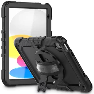 Husa de protectie tableta Tech-Protect, Solid360 pentru Apple iPad 10.9 2022, Negru